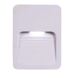 Απλίκα τοίχου Led Slim 2W 220-240V 120x90x12 θερμό λευκό φως 3000k στεγανή IP65 εξωτερικού χώρου