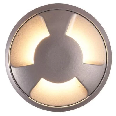 Φωτιστικό δαπέδου εξωτερικό Pro 3f Led 3W 12V Ø68x25mm μαύρο εξωτερικού χώρου στεγανό IP65