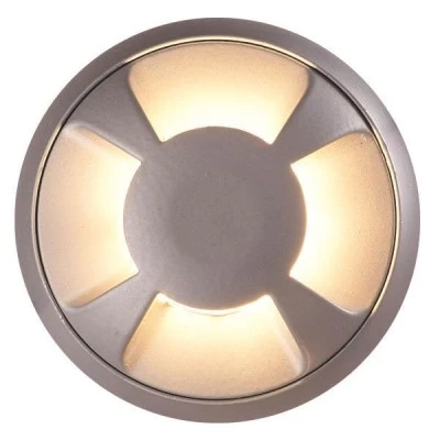 Φωτιστικό δαπέδου εξωτερικό Pro 4f Led 3W 12V Ø68x25mm μαύρο εξωτερικού χώρου στεγανό IP65