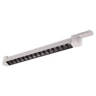 Led σποτ ράγας γραμμικό 15W 4 γραμμών λευκό/μαύρο ενδιάμεσο λευκό φως 4000k 1080lm 25000h