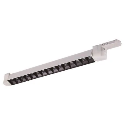 Led σποτ ράγας γραμμικό 15W 4 γραμμών λευκό/μαύρο ενδιάμεσο λευκό φως 4000k 1080lm 25000h