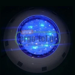 LED φωτιστικό πισίνας ισχύος 18W 12V μπλε φως πλαστικό 1800lm αδιάβροχο IP68
