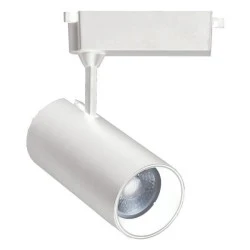 Σποτ ράγας led 2 καλωδίων λευκό 30W θερμό φως 3000k 2700lm δέσμης 24° Φ80x160 15000h Σποτ ράγας led 2 καλωδίων λευκό 30W θερμό φως 3000k 2700lm δέσμης 24° Φ80x160 15000h