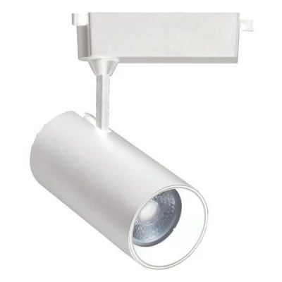 Σποτ ράγας led 2 καλωδίων λευκό 30W θερμό φως 3000k 2700lm δέσμης 24° Φ80x160 15000h Σποτ ράγας led 2 καλωδίων λευκό 30W θερμό φως 3000k 2700lm δέσμης 24° Φ80x160 15000h