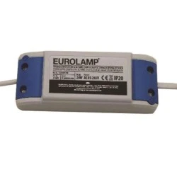 Τροφοδοτικό για led slim panel 24W 85-265V AC 300mA μη στεγανό IP20 30000h