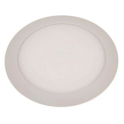 Led panel SLIM λευκό στρογγυλό χωνευτό Φ225 18W 6500Κ ψυχρό φως δέσμης 120° 1890lm 30000h