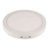 Led panel slim φωτιστικό επίτοιχο στρογγυλό Φ120mm 6W ενδιάμεσο φως 4000k 540lm στεγανό IP44