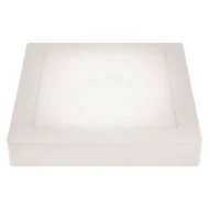 Led panel slim λευκό τετράγωνο επίτοιχο 6W ενδιάμεσο φως 4000k 540lm δέσμης 120° στεγανό IP44 30000h