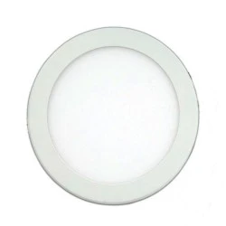 Led panel slim φωτιστικό Φ145 LED 9W 3000K θερμό λευκό φως στρόγγυλο λευκό