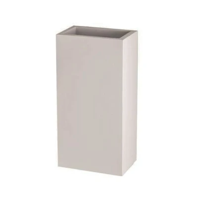 Απλίκα τοίχου UP-DOWN γύψινη για 2 λάμπες GU10 max 6W 120x100x240mm σε λευκό χρώμα