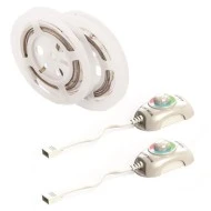 Ταινία led 18W 12V RGB 3m με αισθητήρα κίνησης στεγανή IP65 δέσμης 120° 30000h σετ 2τμχ pro