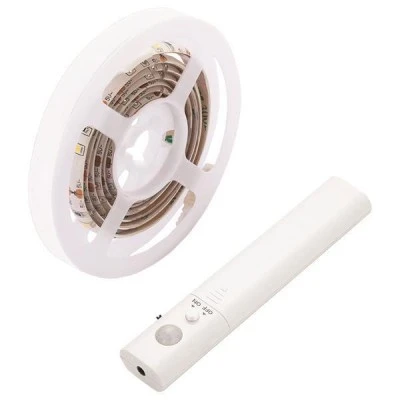 Ταινία led 2,4W 6V μπαταρίας 1m με αισθητήρα κίνησης θερμό φως 3000k στεγανή IP65 30000h Ταινία led 2,4W 6V μπαταρίας 1m με αισθητήρα κίνησης θερμό φως 3000k στεγανή IP65 30000h