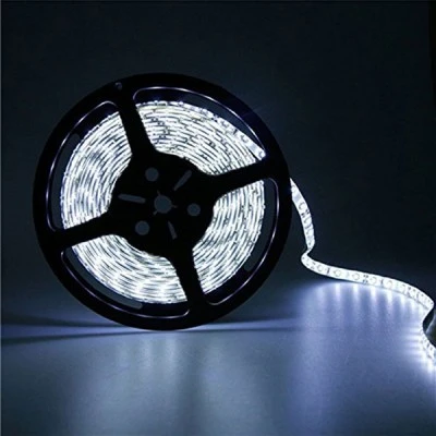 Ταινία led 5m 4,8W 12V ψυχρό λευκό φως 6500k 336lm μη στεγανή IP20 κατάλληλη για εσωτερικούς χώρους