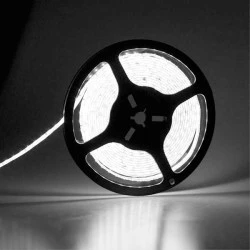Ταινία led 10m 230vac 10w/m 60led/m ενδιάμεσο λευκό φως 4000k στεγανή IP65 με παροχή 0,5m