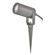 Σποτ κήπου καρφωτό μονό GU10 ισχύος max3W 220-240V στεγανό IP65 πλαστικό σε γκρι χρώμα