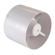 Εξαεριστήρας μπάνιου σωληνωτός Φ100mm 12W 220V λευκό χρώμα 130m3/h με θερμική προστασία