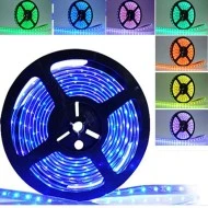 Led ταινία PRO 5m ισχύος 10W 12V RGB (εναλλαγής χρωμάτων) IP20 ιδανική για εσωτερικούς χώρους