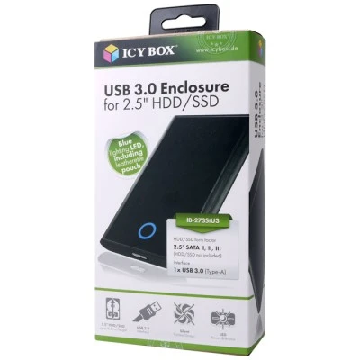 Εξωτερική θήκη IB-273StU3 για σκληρούς δίσκους HDD & SSD 2,5 Εξωτερική θήκη IB-273StU3 για σκληρούς δίσκους HDD & SSD 2,5