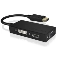 Αντάπτορας 3-σε-1 IB-AC1031 από DisplayPort 1.2 σε HDMI DVI-D ή VGA 0.15m