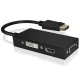 Αντάπτορας 3-σε-1 IB-AC1031 από DisplayPort 1.2 σε HDMI DVI-D ή VGA 0.15m
