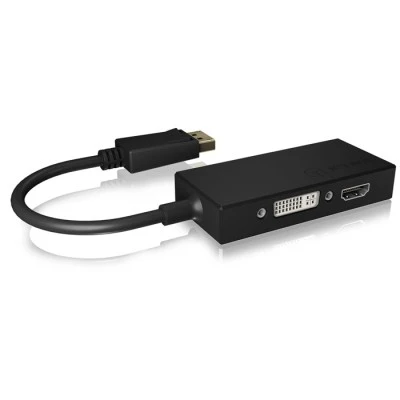 Αντάπτορας 3-σε-1 IB-AC1031 από DisplayPort 1.2 σε HDMI DVI-D ή VGA 0.15m