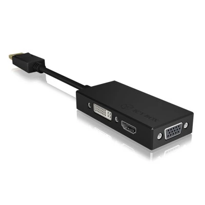 Αντάπτορας 3-σε-1 IB-AC1031 από DisplayPort 1.2 σε HDMI DVI-D ή VGA 0.15m