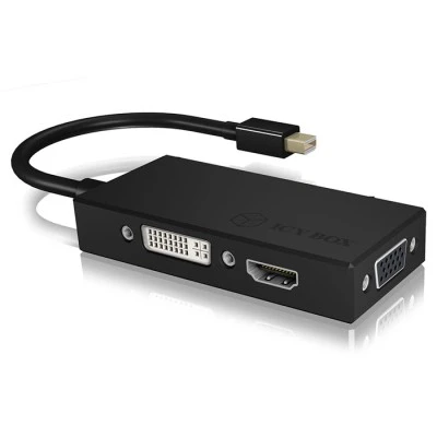 Αντάπτορας IB-AC1032 3-σε-1 από mini DisplayPort 1.2 σε HDMI, DVI-D ή VGA 0.15m Αντάπτορας IB-AC1032 3-σε-1 από mini DisplayPort 1.2 σε HDMI, DVI-D ή VGA 0.15m