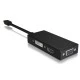 Αντάπτορας IB-AC1032 3-σε-1 από mini DisplayPort 1.2 σε HDMI, DVI-D ή VGA 0.15m Αντάπτορας IB-AC1032 3-σε-1 από mini DisplayPort 1.2 σε HDMI, DVI-D ή VGA 0.15m
