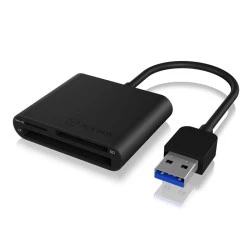 Card Reader USB 3.0 IB-CR301-U3 για την ανάγνωση τριών διαφορετικών τύπων κάρτας μνήμης