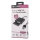Card Reader USB 3.0 IB-CR301-U3 για την ανάγνωση τριών διαφορετικών τύπων κάρτας μνήμης