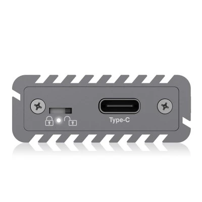 Εξωτερική θήκη αλουμινίου IB-1817M-C31 με write protection για σκληρούς δίσκους M.2 NVMe SSD