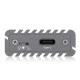 Εξωτερική θήκη αλουμινίου IB-1817M-C31 με write protection για σκληρούς δίσκους M.2 NVMe SSD