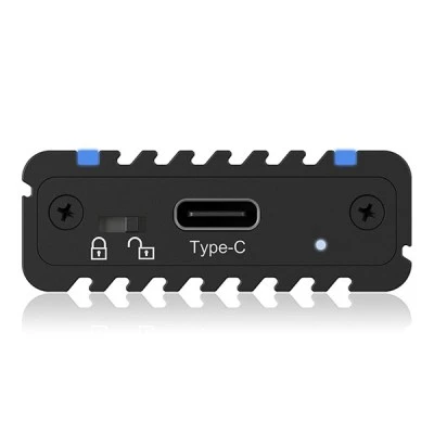 Εξωτερική θήκη αλουμινίου IB-1824ML-C31 με write protection για σκληρούς δίσκους M.2 NVMe SSD