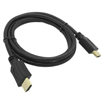 Καλώδιο σύνδεσης υπολογιστή με τηλεόραση HDMI με μήκος 5m σε μαύρο χρώμα 