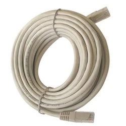 Καλώδιο-προέκτασης δικτύου patch cord UTP CAT-6E 26AWG CCA σε γκρι χρώμα με μήκος 30m