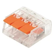Κλέμμα πλαστική PCT-413 3 θέσεων με υποδοχή 0,20-4mm 32A 400V