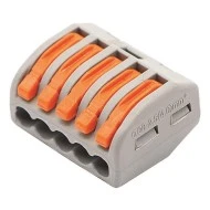 Κλέμμα πλαστική PCT-215 5 θέσεων με υποδοχή 0,80-2,5mm 32A 400V