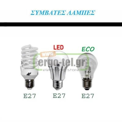 Φωτιστικό καραβοχελώνα αλουμινίου 21x10.5x8.5cm για λάμπες με ντουί E27 στεγανή IP44 σε λευκό χρώμα