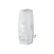 Φωτάκι νυκτός με διακόπτη ισχύος 5W 220-240V 2,5A σε λευκό χρώμα IP20