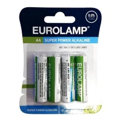 Μπαταρία αλκαλική 1.5V ΑΑ LR6 σε blister 4 τεμαχίων