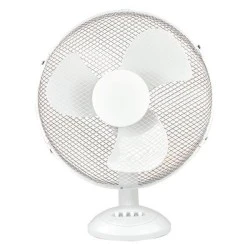 Ανεμιστήρας επιτραπέζιος λευκός Φ40 55W 230V με 3 ταχύτητες και προσαρμοσμένη γωνία
