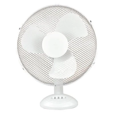 Ανεμιστήρας επιτραπέζιος λευκός Φ40 55W 230V με 3 ταχύτητες και προσαρμοσμένη γωνία