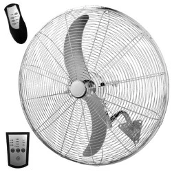 Ανεμιστήρας επίτοιχος 180W Φ71cm με τηλεχειριστήριο 2 φτερωτές και 3 επιλογές ταχύτητας