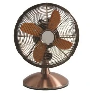 Ανεμιστήρας επιτραπέζιος Φ30 ισχύος 50W 230V με 3 ταχύτητες λειτουργίας σε χάλκινο χρώμα