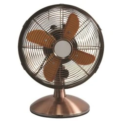 Ανεμιστήρας επιτραπέζιος Φ30 ισχύος 50W 230V με 3 ταχύτητες λειτουργίας σε χάλκινο χρώμα