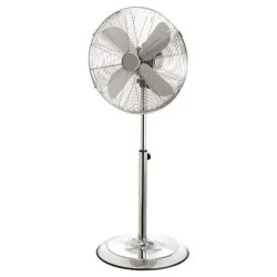 Ανεμιστήρας δαπέδου inox Φ40 ισχύος 60W 230V με ορθοστάτη και 3 ταχύτητες λειτουργίας