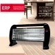 Θερμάστρα χαλαζία 1200W με ενδεικτική λυχνία λειτουργίας σε μαύρο χρώμα για χώρους εώς 19m² Θερμάστρα χαλαζία 1200W με ενδεικτική λυχνία λειτουργίας σε μαύρο χρώμα για χώρους εώς 19m²