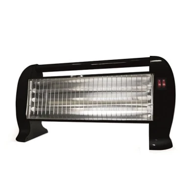 Θερμάστρα χαλαζία 1200W με ενδεικτική λυχνία λειτουργίας σε μαύρο χρώμα για χώρους εώς 19m² Θερμάστρα χαλαζία 1200W με ενδεικτική λυχνία λειτουργίας σε μαύρο χρώμα για χώρους εώς 19m²