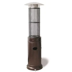 Θερμάστρα υγραερίου κυκλική 1.80m ισχύος 11KW Bronze κατάλληλη για χώρους έως 15m²