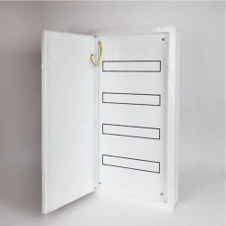 Πίνακας χωνευτός μεταλλικός 4x16 θέσεων ip30